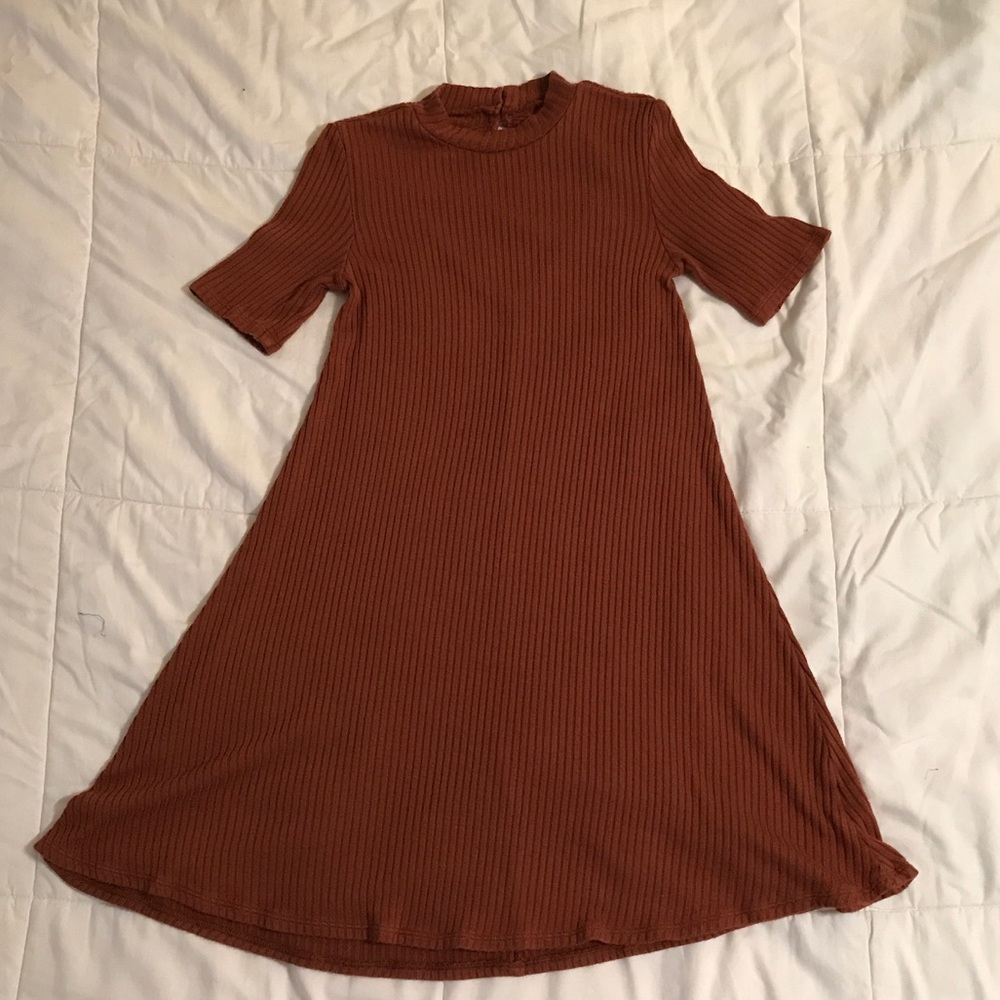 Fall brown American eagle sweater dress